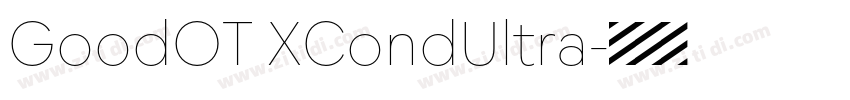 GoodOT XCondUltra字体转换